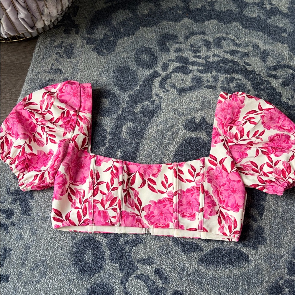 Floral Pink Two-Piece Set - Picture 4 of 5